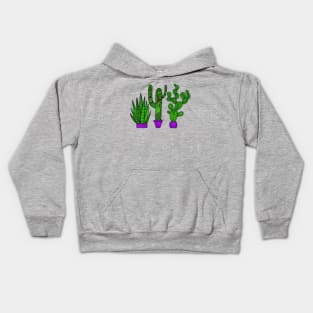 Three Cacti Kids Hoodie